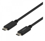 Deltaco USB-2001M USB kabel USB 2.0 1 m Must```