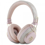 GUESS Bluetooth krvaklapid ENC, metallist 4G logo, roosa