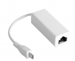 MicroConnect USB MICRO to Ethernet, White USBMICROETHB, Wired,