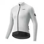 Rockbros YDWT006 TVI women's cycling jersey insulated autumn/winter L - white and gray