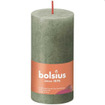Bolsius Candle Rustik 5x10cm Fresh olive