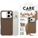 PanzerGlass CARE etui Fashionable Samba MagSafe iPhone'i 17 Pro jaoks, espresso toonis
