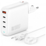 4smarts Laadija GaN Flex Pro 100W 3 USB-C+1 USB-A valge
