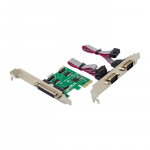 MicroConnect 1 port Parallel, 2 port Serial PCIe card, Chip : ASIX