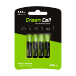 GREEN CELL GR04 koduksiakupendel Rechargeable AAA Nickel-Metall-Hdride (NiMH) bataarrii