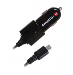 Swissten Premium autolaadija 12/24V Micro USB kaabliga