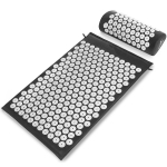 Riff MM01 Acupressure massage mat with cushion (73x44x2cm) Black