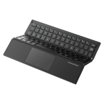 SODI Kokastatav klaviatuur touchpadiga ZO1T Tri-Fold Bluetooth musta