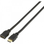 SpeaKa Professional SP-7870532 HDMI kaabel 2 m HDMI A-tp (Standard) Must