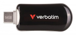 Verbatim Plectra USB-C Flash Drive Black 64GB