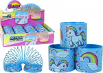 LEAN Toys Iconic Blue Unicorn Relaxation Spring 6CM