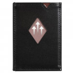 Exentri Miniwallet Wallet, must, nahk, polester, teras