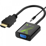Techly HDMI VGA konverter audioga