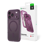 AmazingThing Titan Pro Lens Case iPhone 18 Pro Maxis, kaamerakaitse ja kaanidega, MagSafe-iga hilduv - lilla