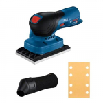 BOSCH GSS 12V-13 PROFESSIONAL Atsetoonse liikumisega nurksander 1000 p/min 2000 liikumet/min Must, Sinine, Punane