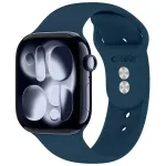 Tech-Protect SILIKOONINE APPLE WATCH 8 / 9 / 10 / 11 / 12 / SE / ULTRA (44 / 45 / 46 / 49 MM) TRKE SININE