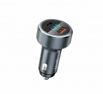 REMAX Car Charger Type-C Power Delivery 36W + USB QC 5A RCC215 Silver