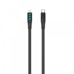HAVIT CB6255 USB-laadimiskaabel USB-C-st Lightning-ini, 1 m (must)