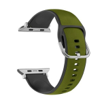 Beline Apple Watch rihm Silico Leather 42/44/45/49mm roheline-must / roheline-must karp