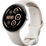 Google Pixel Watch 3 WiFi nutikell, 45 mm, portselan / poleeritud hbe (GA05736-DE)