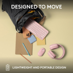 LOGITECH Pebble K380s Punane