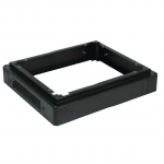 Lanview W=800 D=1200 H=100mm PLINTH MODULE BLACK