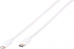 Vivanco 60085 USB-C to Lightning kaabel, 2 meetrit, valge