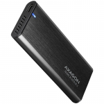 Axagon External USB-C 3.2 Gen 2 metal box for M.2 NVMe AND SATA SSD disks. Screwless.