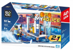 BLOCKI Blocki MyPolice Police station on water / KB0653 / Constructor with 57 parts / Age 6+