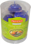 PROVENCE Candles Ball Blue 4.5x3cm 8pcs