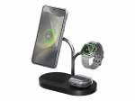 SAMSUNG Traadita magnetlaadija 3-in-1 juhtmeta laadimisalus, must (GP-PWU024WIABW)