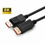 MicroConnect 8K DisplayPort 1.4 M-M 5m Displayport version 1.4, Black