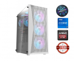 MDATA GAMING i7-12700KF 64GB 512GB SSD 1TB HDD RX 580 NOOS Valge