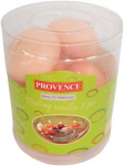 PROVENCE Candles Ball Salmon 4.5x3cm 8pcs