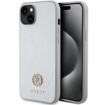 GUESS GUHCP15MPS4DGPS iPhone 15 Plus / 14 Plus 6.7" srebrny/hbedane kvakott Strass Metal Logo