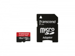 Transcend microSDXC/SDHC Class 10 UHS-I 128 GB adapteriga