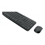 LOGITECH MK235 klaviatuur RF Wireless QWERTY US International Grey