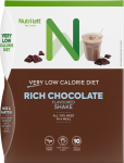 Nutrilett VLCD Rich Chocolate Shake - einekordne okolaadijook, 35 g, 10 PAKEND (07070866035280)
