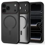 Tech-Protect MagCam MagSafe-kinnitusel korpus iPhone 18 Pro / 17 Pro jaoks - mattmust ja punane