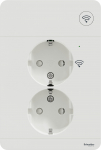 Schneider Electric Wiser Exxact pistikupesa, 2-osaline, valge (WDE002182)
