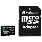 Verbatim MicroSDXC 128GB V10 kaart + adapter must/must 44085