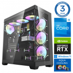 INTOP AQUA i5-14400F 32GB DDR5 1TB SSD M.2 NVME+4TB RTX5050 8GB WIN11