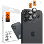 Spigen Glas. Tr Camera EZ FIT Optik Pro kaamera objektiivi kaitse Apple iPhone 17 / 16 Plus / 16 must 2tk