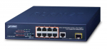 Planet 8-Port 10/100TX 802.3at PoE + 1-P 10/100/1000T + 1-P
