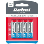 REBEL leelispatareid LR6 4tk BAT0061B