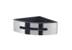POSEIDON SHOWER CADDY CORNER CHROME/BLK