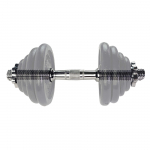 Dumbbell TUNTURI Banana-shaped Chrome bar, 38cm