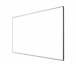 Grandview Edge fixed frame white (WB7) screen 150"" 16:9 Viewing area