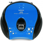 CD-raadio Lenco SCD24BB, sinine/must