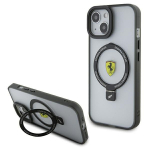 FERRARI FEHMP15SUSCAH iPhone 15 / 14 / 13 6.1" lbipaistev kvakaaneline rngaspesa 2023 Collection MagSafe